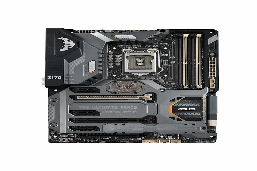 High-end ASUS/Gigabyte motherboard photo